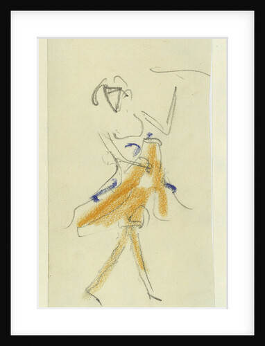 A Dancer, 1909-1910 by Ernst Ludwig Kirchner