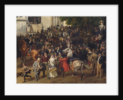 Parade on the Opernplatz in Berlin (Detail), 1824-1830 by Franz Krüger