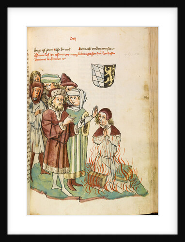 Burning of Jan Hus at the stake by Diebold Lauber