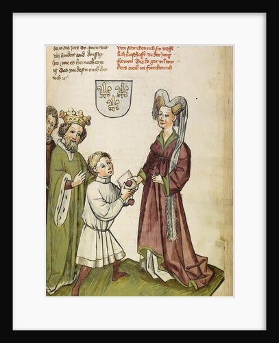 Emperor Sigismund before Joan of Arc by Diebold Lauber