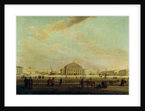 The St. Petersburg Imperial Bolshoi Kamenny Theatre by Johann Georg von Mayr