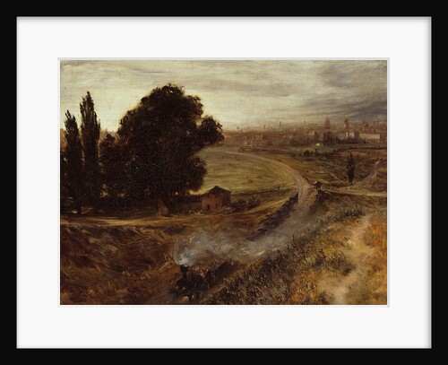 The Berlin-Potsdam Railway, 1847 by Adolph Friedrich von Menzel