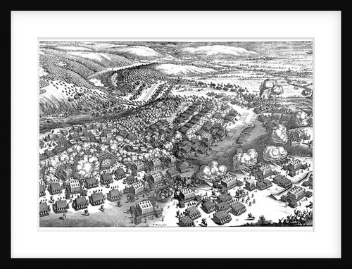 The Battle of Nördlingen on 6 September 1634, 1670 by Matthäus Merian the Elder
