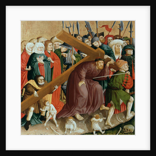 Christ carrying the Cross. The Wings of the Wurzach Altar, 1437 by Hans Multscher
