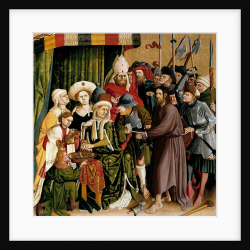 Christ before Pilate. The Wings of the Wurzach Altar, 1437 by Hans Multscher