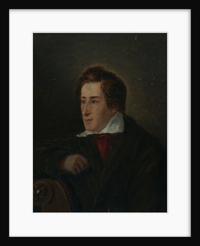 Portrait of the poet Heinrich Heine, 1831 by Moritz Daniel Oppenheim
