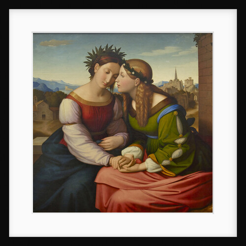Italia and Germania (Sulamith and Mary), 1828 by Johann Friedrich Overbeck
