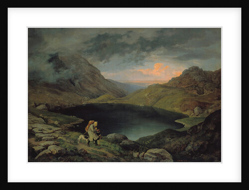 Lake in the Riesengebirge, 1839 by Gustav Richter
