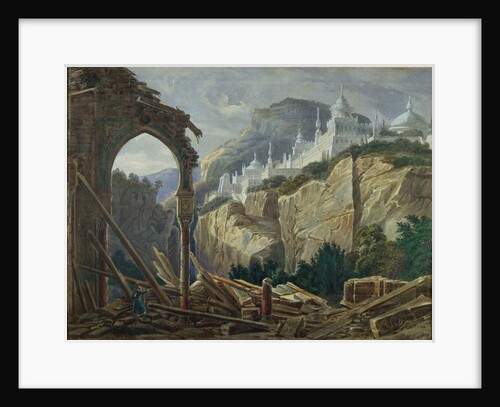 Stage design for the opera Ruslan and Lyudmila by M. Glinka, 1842 by Andreas Leonhard Roller