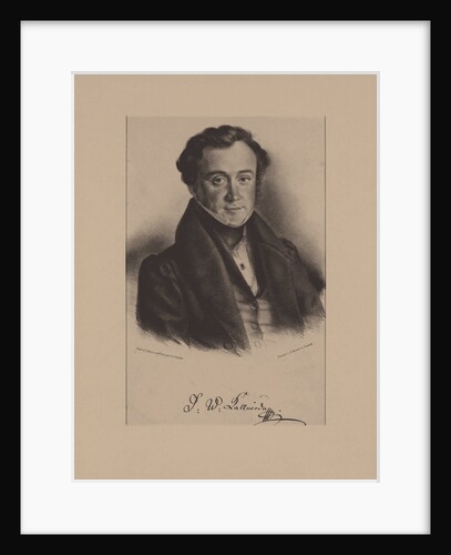Portrait of the Composer Jan Kalivoda by Friedrich Gustav Schlick