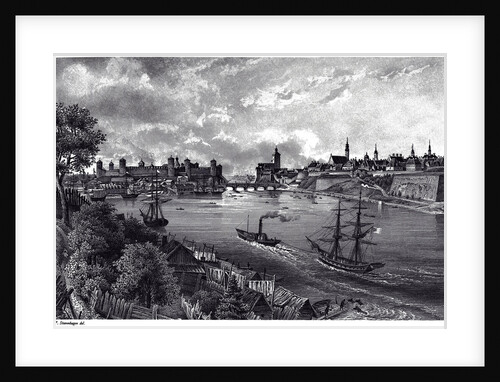 View of Narva, c. 1850 by Wilhelm Siegfried Stavenhagen
