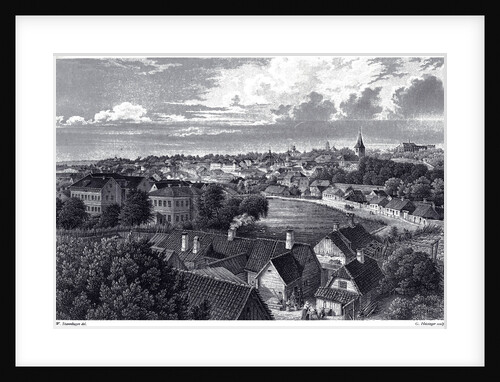 View of Dorpat, c. 1850 by Wilhelm Siegfried Stavenhagen