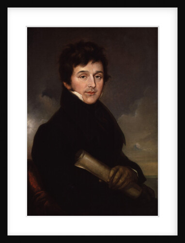 Portrait of the composer Charles Edward Horn, ca 1825 by Peter Eduard Stroely