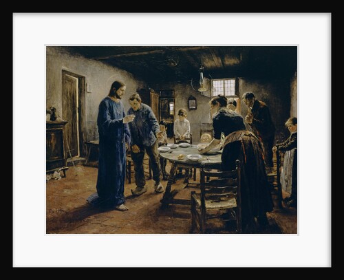 The Mealtime Prayer, 1885 by Fritz von Uhde