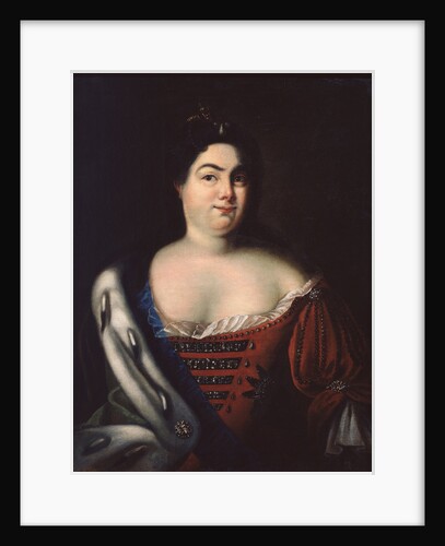 Portrait of Empress Catherine I., Early 18th cen by Johann-Heinrich Wedekind