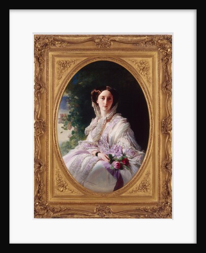 Portrait of Grand Duchess Olga Nikolaevna of Russia, Queen of Württemberg, 1856 by Franz Xavier Winterhalter