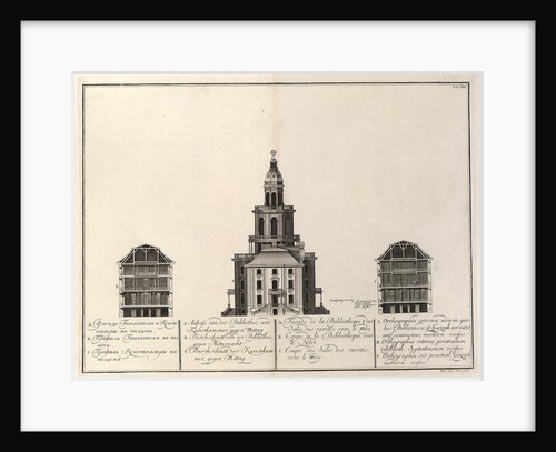 Imperial Library and Kunstkammer by Christian Albrecht Wortmann
