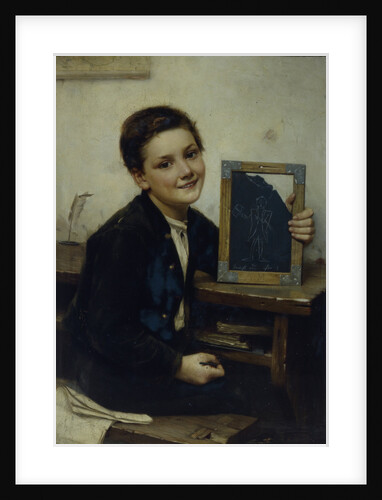 Schoolboy, 1880 by Franz Thöne