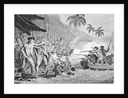 The Death of Captain James Cook on February 14, 1779, 1784 by Anonymous