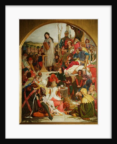 Chaucer at the Court of Edward III, 1847-1852 by Ford Madox Brown