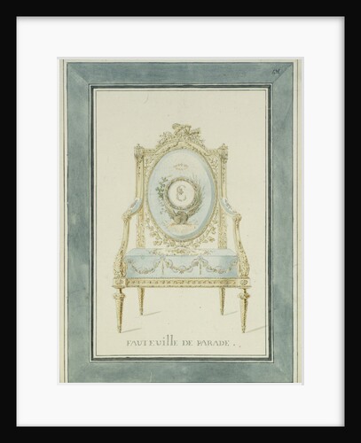Throne Design for the Catherine Palace in Tsarskoye Selo, 1780s by Charles Cameron
