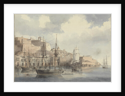 View at Malta, ca. 1849 by Charles Andrew Dyce