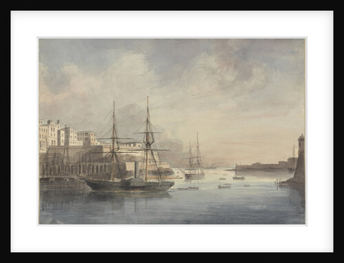 View at Malta, ca. 1849 by Charles Andrew Dyce