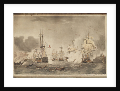 The Battle of the Nile, c. 1800 by John William Edy