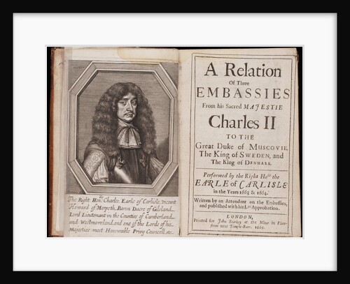 Charles Howard, 1st Earl of Carlisle, 1669 by William Faithorne