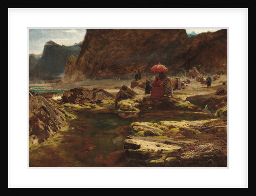 The Sultan and his camp by the enchanted lake, 1888 by Albert Goodwin