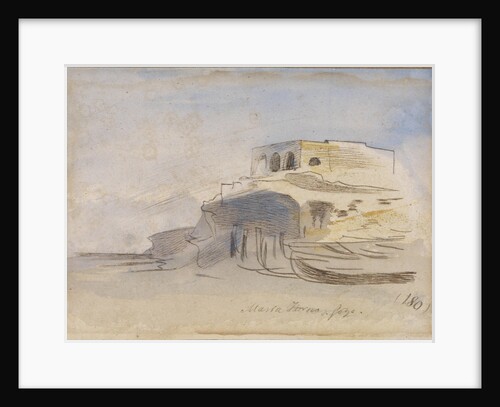 Massa Forno, Gozo, Malta, 1866 by Edward Lear