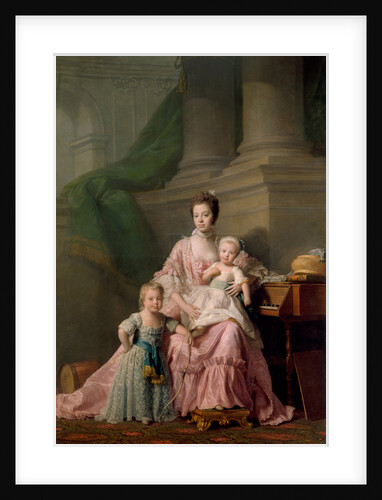 Queen Charlotte, with her Two Eldest Sons, 1769 by Ramsay