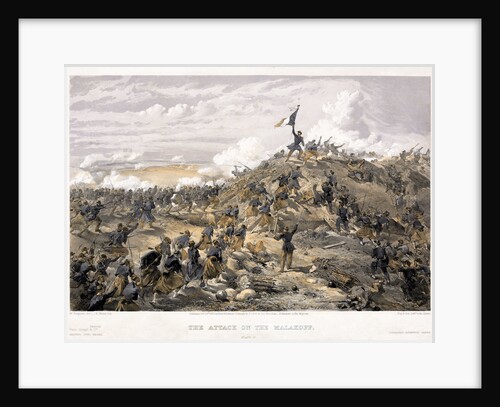 Attack on the Malakoff redoubt on 7 September 1855, 1855 by William Simpson