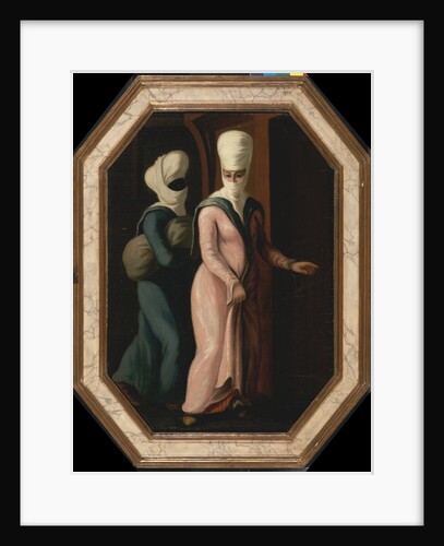 A Turkish Lady Going with her Slave to the Bath, ca 1760 by Francis Smith