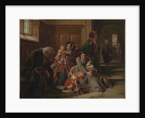 Waiting for the Verdict, 1859 by Abraham Solomon