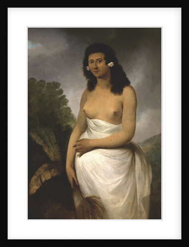 Portrait of Poedooa, daughter of Orea, King of Ulaitea, Society Islands, ca. 1783 by John Webber