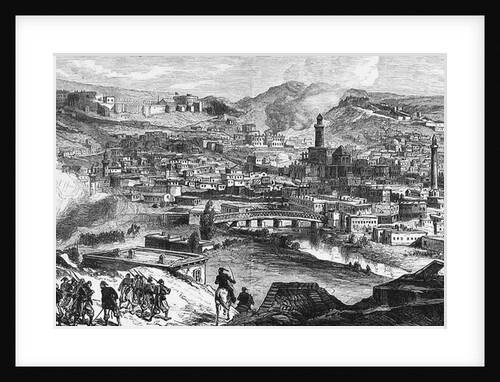 Viev of Erzurum, 1878 by Arthur Willmore