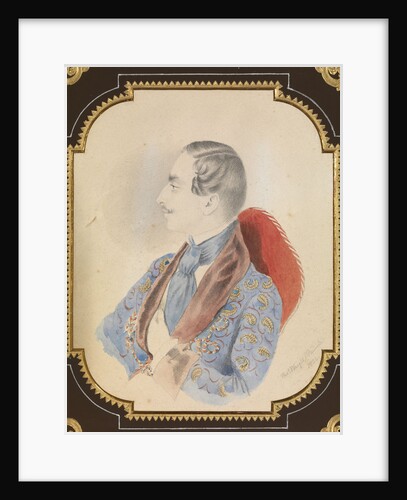 Portrait of Ilya Mikhaylovich Miklashevsky, 1844 by Thomas Wright