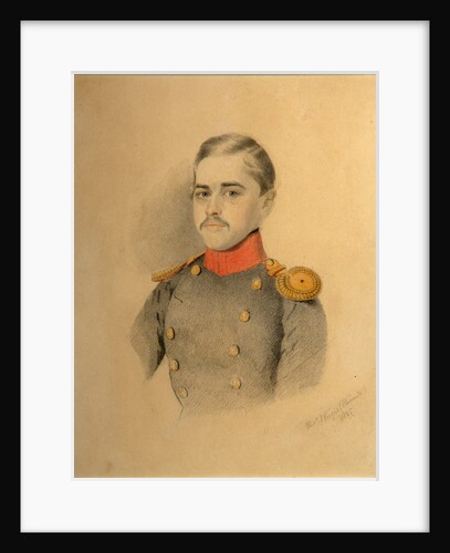 Portrait of an Officer fom the Rehbinder Family (Nikolai Rehbinder?), 1845 by Thomas Wright