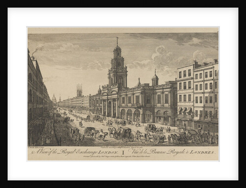 View of the Royal Exchange London, 1751 by Thomas Bowles