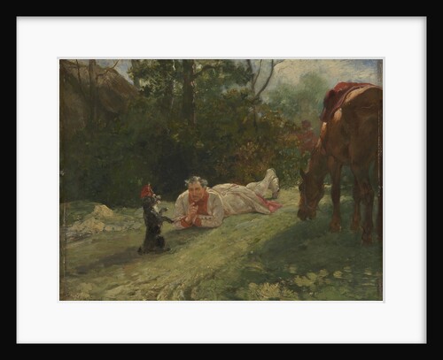 The Performing Dog, c. 1875 by John Lewis Brown