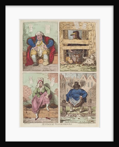 National conveniences, 1769 by James Gillray