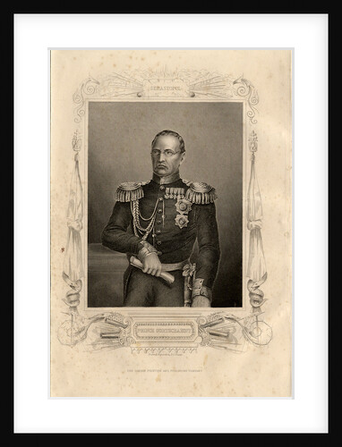 Portrait of Prince Mikhail Dmitrievich Gorchakov, 1856 by Daniel J. Pound