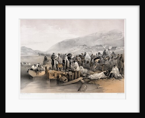 The Embarkation of the sick at Balaklava, 1855 by William Simpson