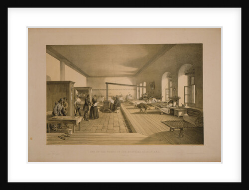 One of the wards of the hospital at Scutari, 1855 by William Simpson