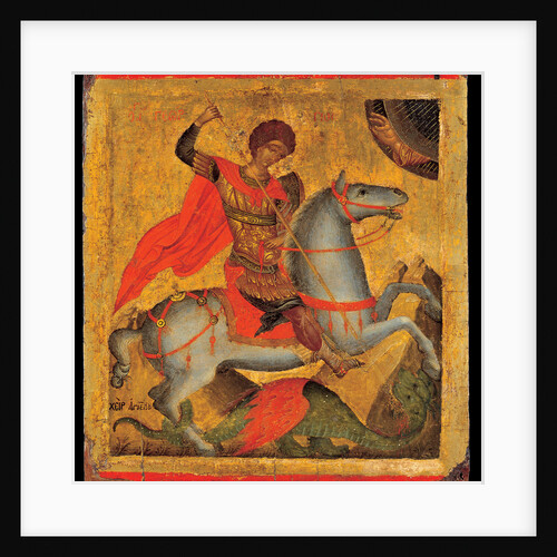 Saint George and the Dragon, ca 1440-1460 by Angelos Akotandos