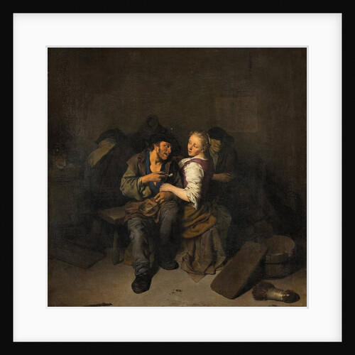 Young Couple in a Tavern, 1661 by Cornelis Pietersz. Bega