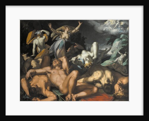 Apollo and Diana Punishing Niobe by Killing her Children, 1591 by Abraham Bloemaert