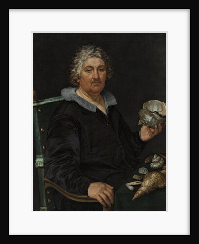 Portrait of the Haarlem Shell Collector Jan Govertsen van der Aer, 1603 by Hendrick Goltzius