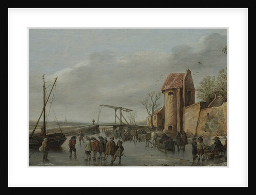 A Scene on the Ice, 1627 by Jan Josefsz van Goyen